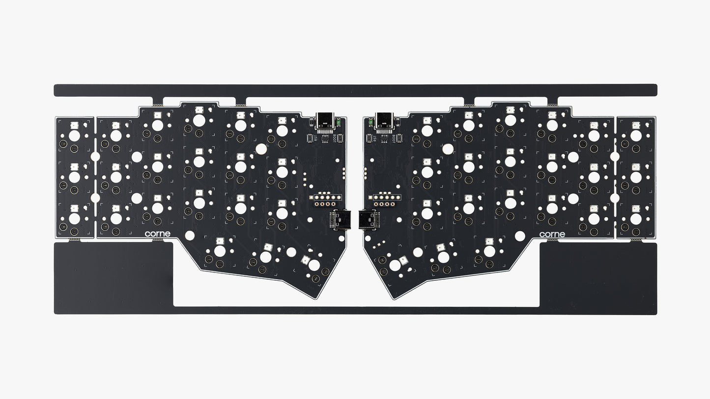 Corne LP SMT PCB – Assembled, Hot Swap, QMK / VIA Compatible Split Keyboard PCB