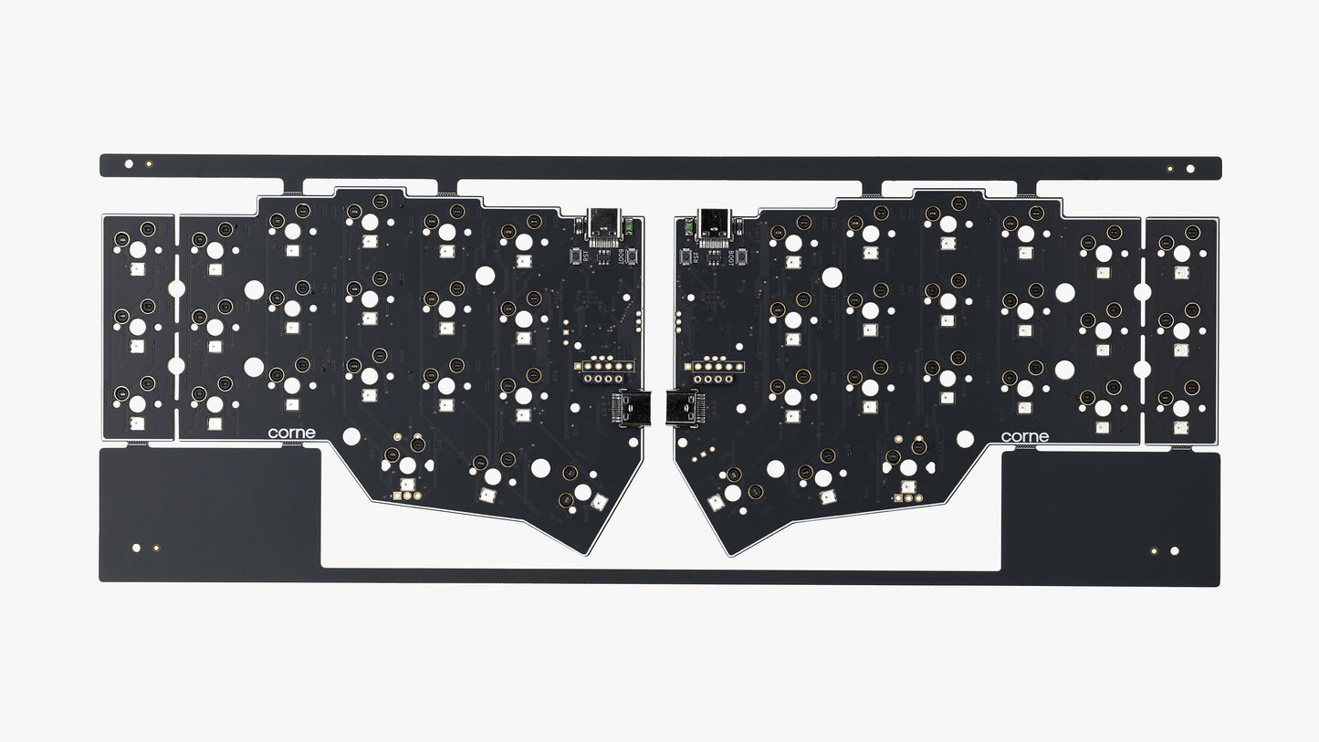 Corne MX SMT PCB – Fully Assembled, Hot-Swap, QMK/VIA-Compatible Split Keyboard PCB