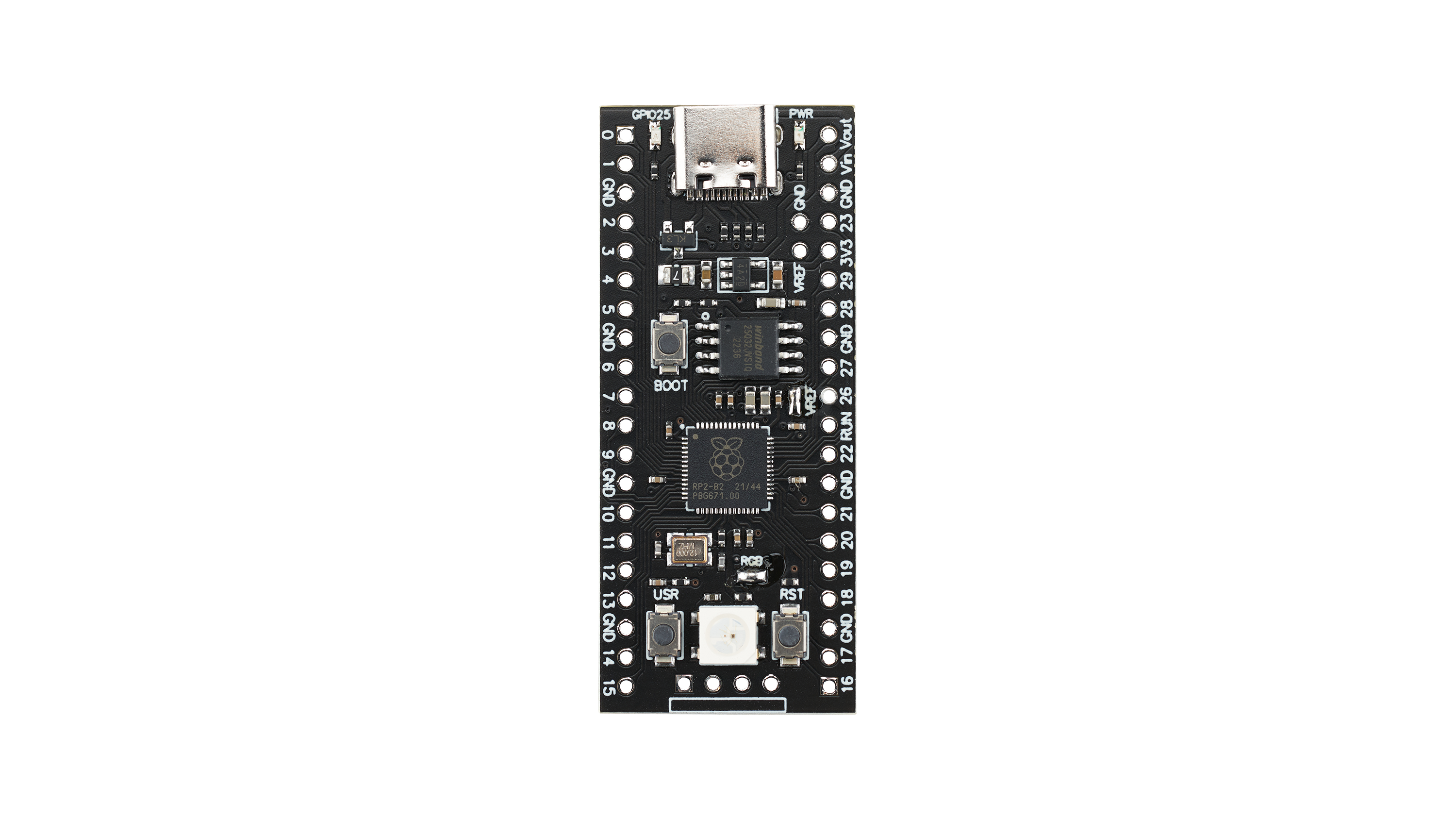 RP2040 Development Board USB-C 16MB - Raspberry Pi Pico compatible, MCU /  Controller, Keyboard Parts