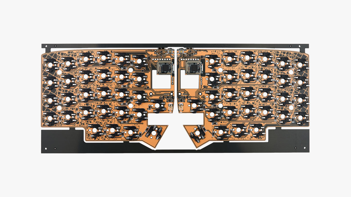 Lily 58 Wireless SMT PCB – Assembled Hot-Swap, ZMK Compatible