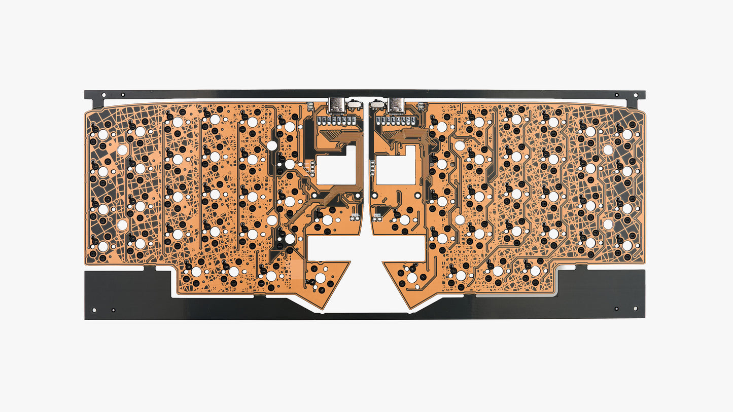 Lily 58 Wireless SMT PCB – Assembled Hot-Swap, ZMK Compatible