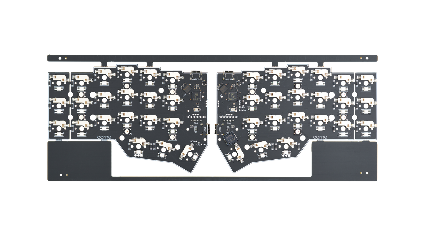 Component view of Corne MX SMT PCB
